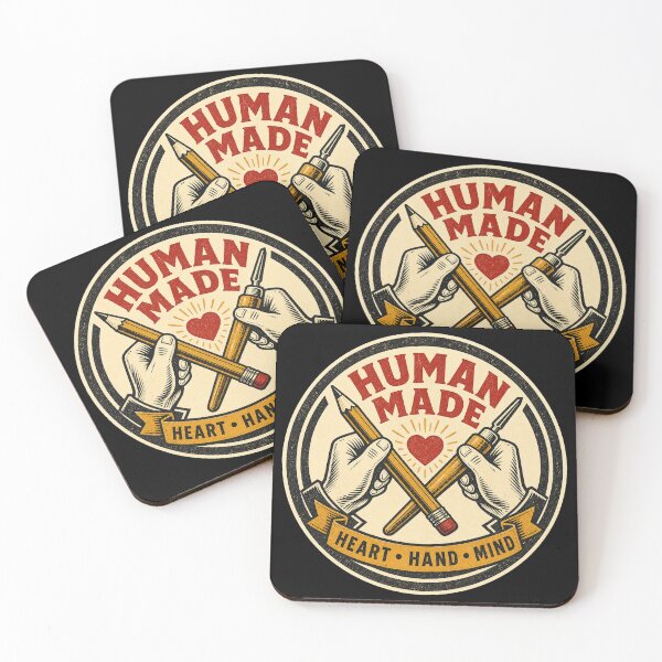 Item preview, Human Made – Heart Hand Mind Vintage Artist Emblem designed and sold by Emma Studio.