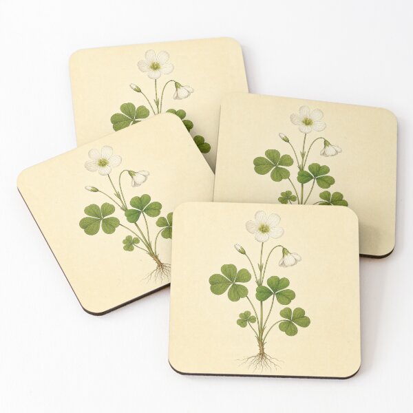 Item preview, Vintage Wood Sorrel Botanical Print designed and sold by NuvoraNest.