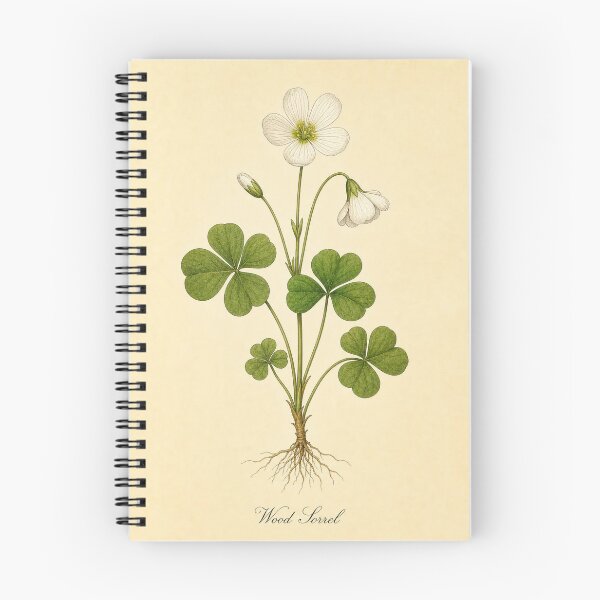 Item preview, Vintage Wood Sorrel Botanical Print designed and sold by NuvoraNest.