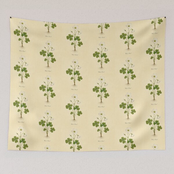 Item preview, Vintage Wood Sorrel Botanical Print designed and sold by NuvoraNest.