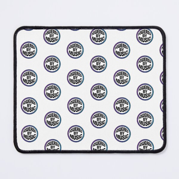 Item preview, Powered by Music | Electronic Music Lifestyle Typography Design designed and sold by |TRSSHOP|.