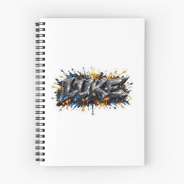 Item preview, Luke – Metallic 3D Graffiti Name designed and sold by AlexLineArt.