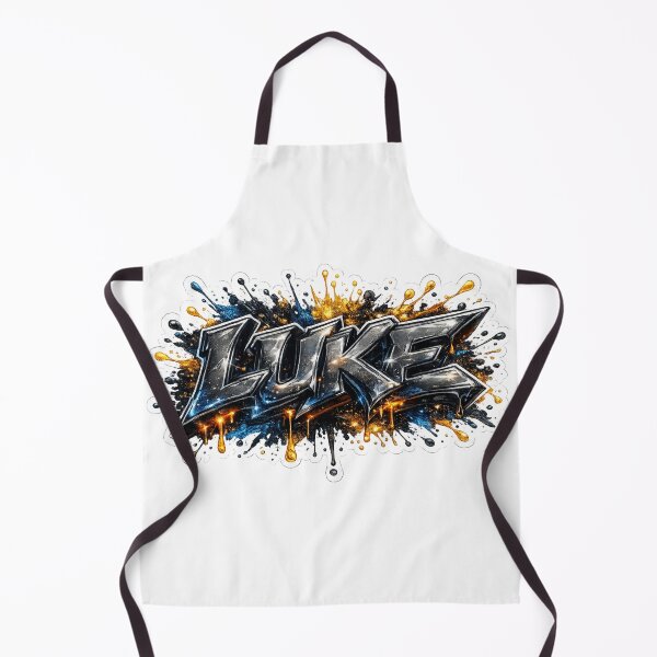 Item preview, Luke – Metallic 3D Graffiti Name designed and sold by AlexLineArt.