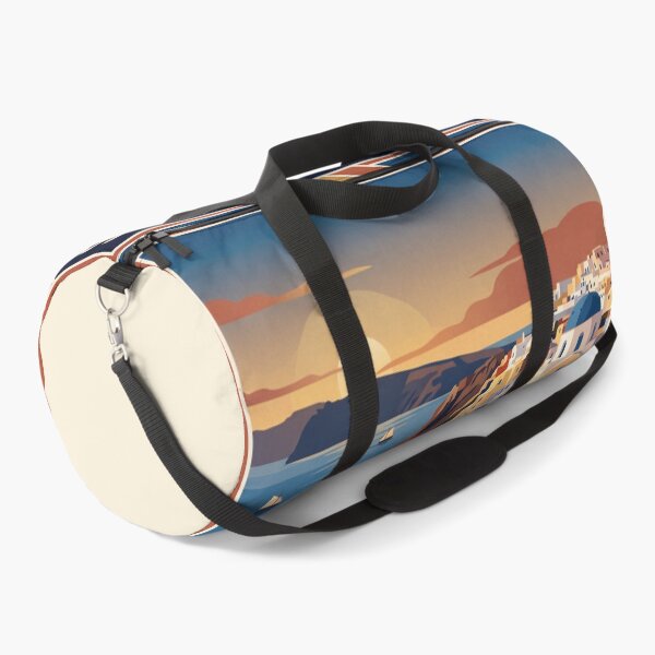 Item preview, Santorini Greece Vintage Travel Poster  designed and sold by Bomax121.