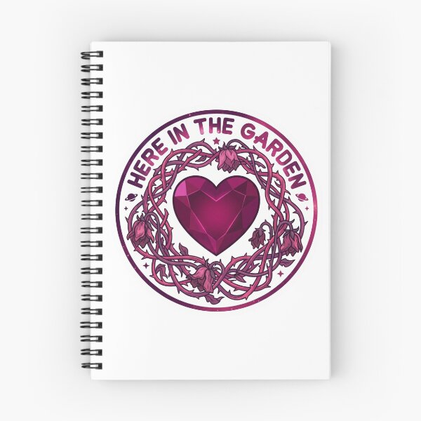 Item preview, "Here in the Garden" Spinel Heart Sticker designed and sold by 0Zetgest.