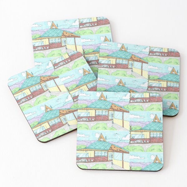 Item preview, Vibrant Marker Sketch of Cozy Cottage designed and sold by KaleChub.