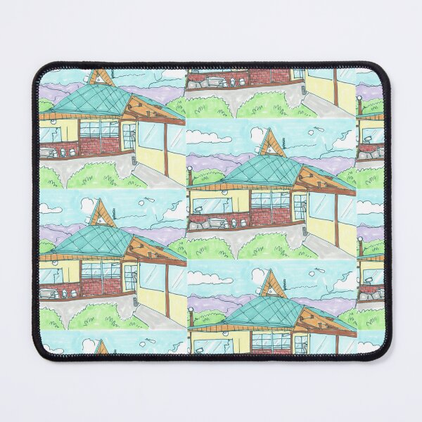 Item preview, Vibrant Marker Sketch of Cozy Cottage designed and sold by KaleChub.