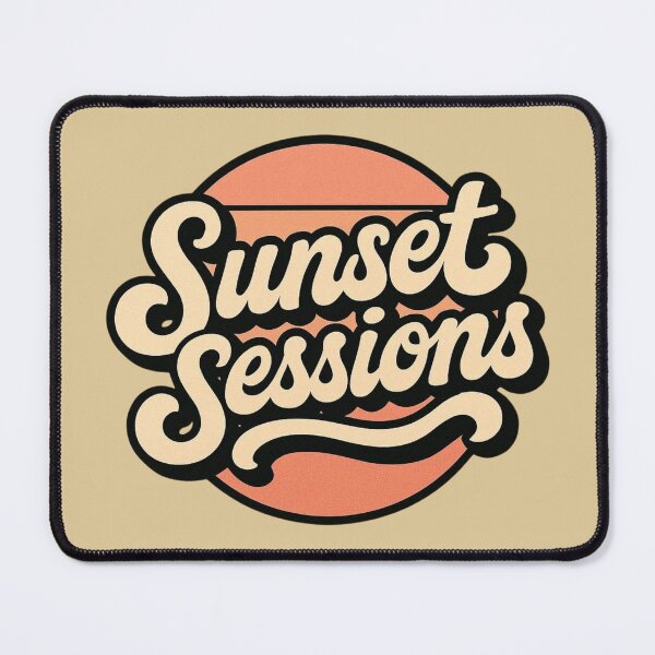 Item preview, Sunset Sessions | Retro Chill House Music Design designed and sold by |TRSSHOP|.