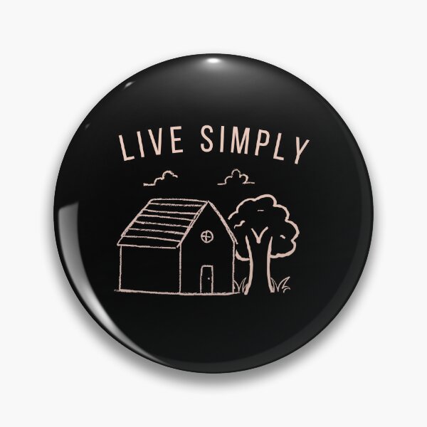 Item preview, Live Simply Cottage Minimalist Design | Simple Living Aesthetic | Cozy Cottage Life Graphic Tee designed and sold by Lynn Creates.