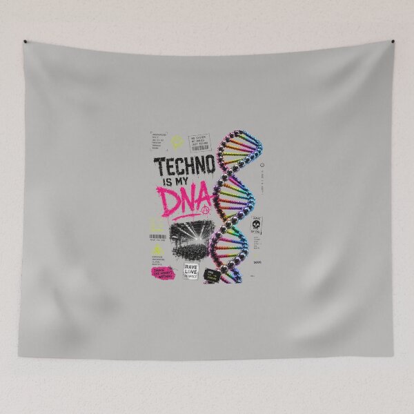 Item preview, techno is my dna designed and sold by DAX4ART.
