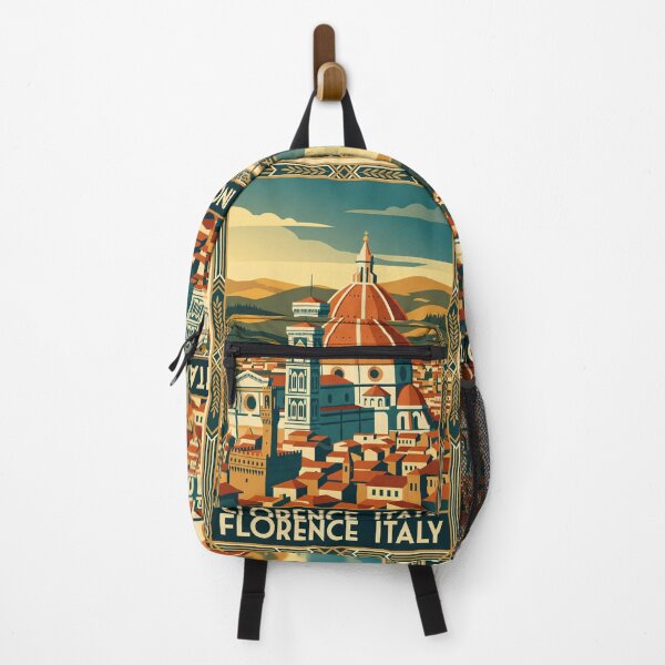 Item preview, Florence Italy Vintage Travel Poster designed and sold by Bomax121.