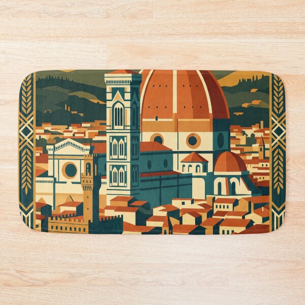 Item preview, Florence Italy Vintage Travel Poster designed and sold by Bomax121.