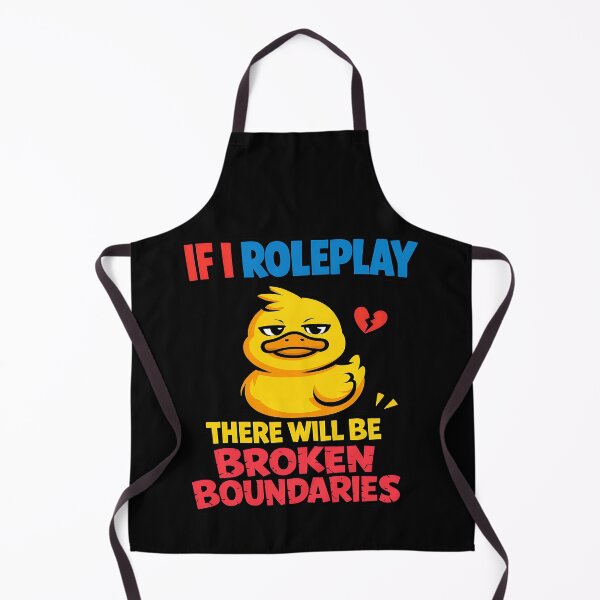Item preview, If I Roleplay There Will Be Broken Boundaries Funny Duck Shirt designed and sold by TeeTimeTreasure.