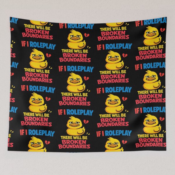 Item preview, If I Roleplay There Will Be Broken Boundaries Funny Duck Shirt designed and sold by TeeTimeTreasure.