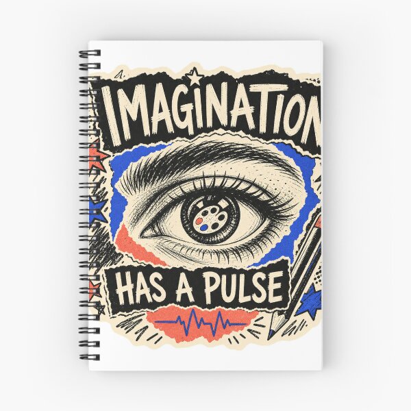 Item preview, Imagination Has a Pulse – Punk Zine Artist Eye designed and sold by Emma Studio.
