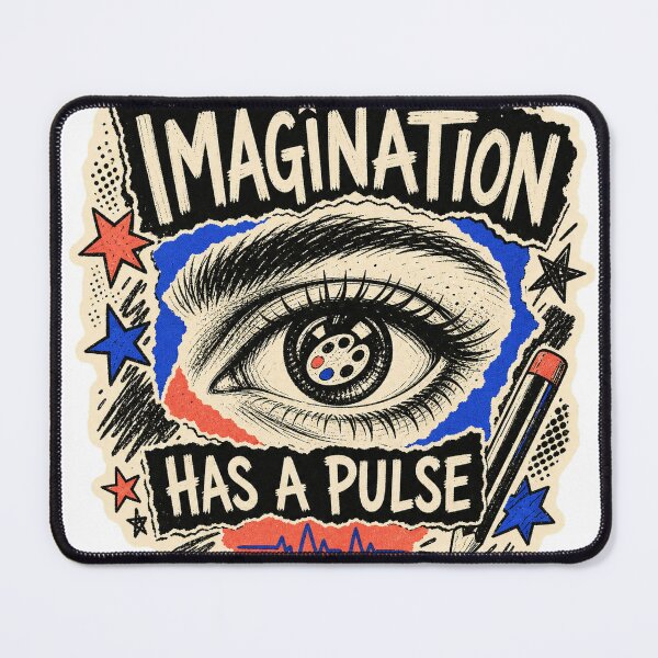 Item preview, Imagination Has a Pulse – Punk Zine Artist Eye designed and sold by Emma Studio.
