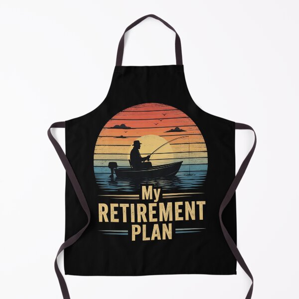 Item preview, Retro Fishing Boat Sunset My Retirement Plan designed and sold by OlakunleOloroz.