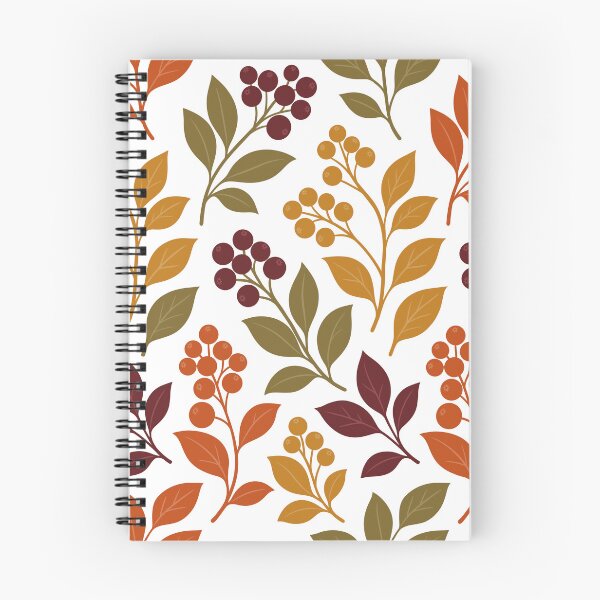 Item preview, Cozy Autumn Berry and Leaves Seamless Pattern Background designed and sold by DiNata.