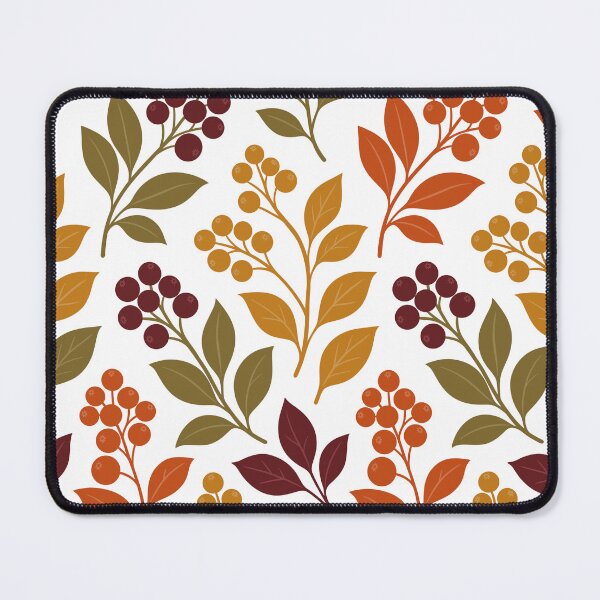 Item preview, Cozy Autumn Berry and Leaves Seamless Pattern Background designed and sold by DiNata.