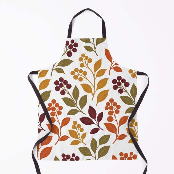 Item preview, Cozy Autumn Berry and Leaves Seamless Pattern Background designed and sold by DiNata.