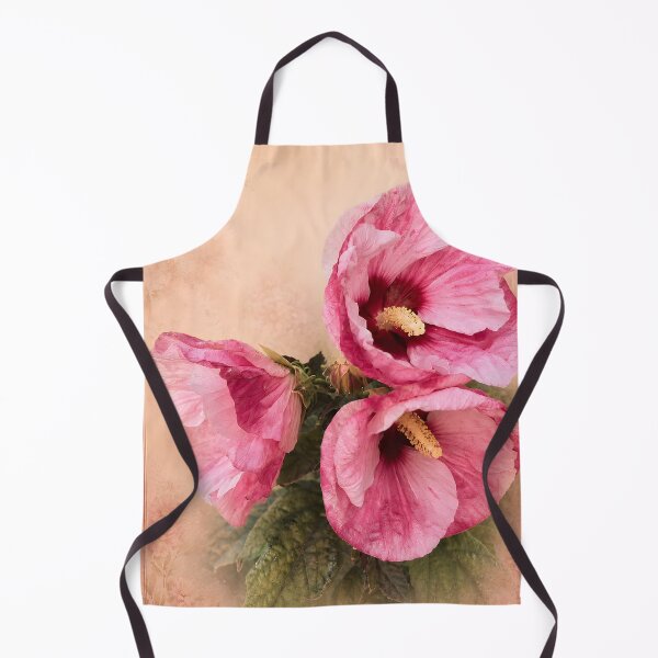 Item preview, Pink Blossom Botanical Wall Art | Vintage Pink Hibiscus Floral Print | Cottagecore Nature Decor designed and sold by Violafleurviolett.