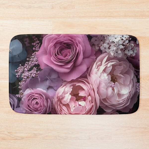Item preview, Pastel purple and pink floral arrangements designed and sold by Arjun4282.