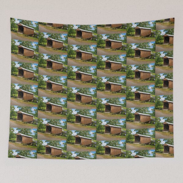 Item preview, Jack's Creek Covered Bridge designed and sold by gotucoveredart.