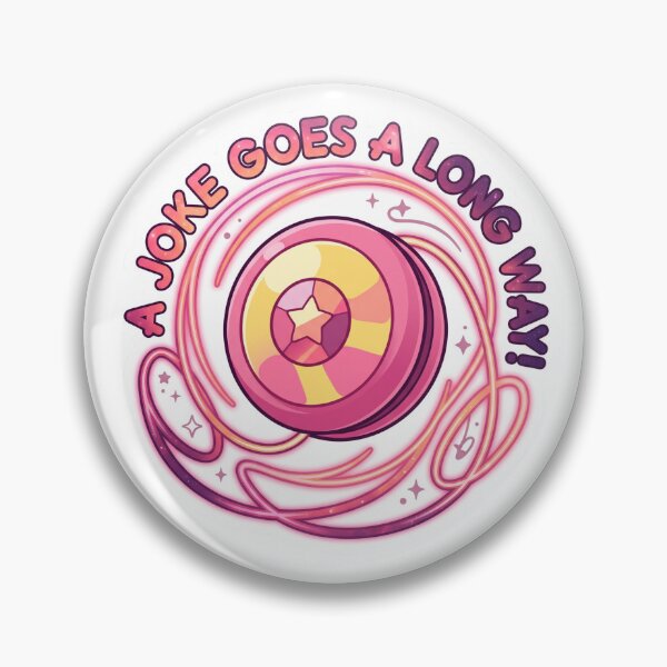 Item preview, "A Joke Goes a Long Way!" Smoky Quartz Yo-yo Sticker designed and sold by 0Zetgest.