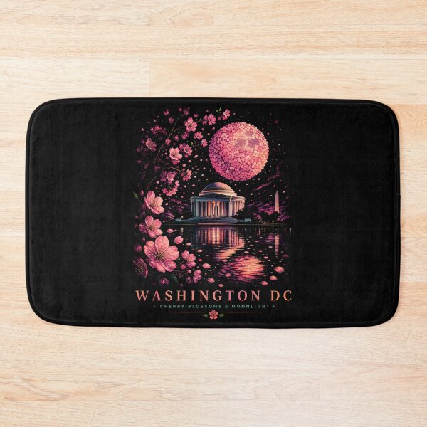 Item preview, Washington DC Cherry Moon – Jefferson Memorial Glow designed and sold by Fenay Designs.