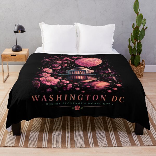Item preview, Washington DC Cherry Moon – Jefferson Memorial Glow designed and sold by Fenay Designs.
