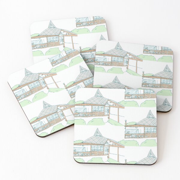 Item preview, Minimalist Cozy Cottage Line Art Sketch designed and sold by KaleChub.