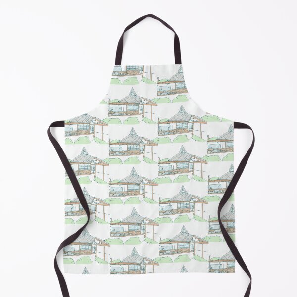 Item preview, Minimalist Cozy Cottage Line Art Sketch designed and sold by KaleChub.