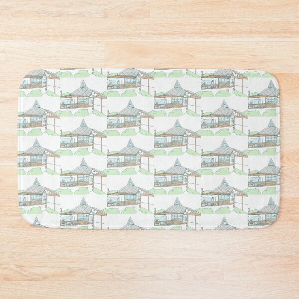 Item preview, Minimalist Cozy Cottage Line Art Sketch designed and sold by KaleChub.