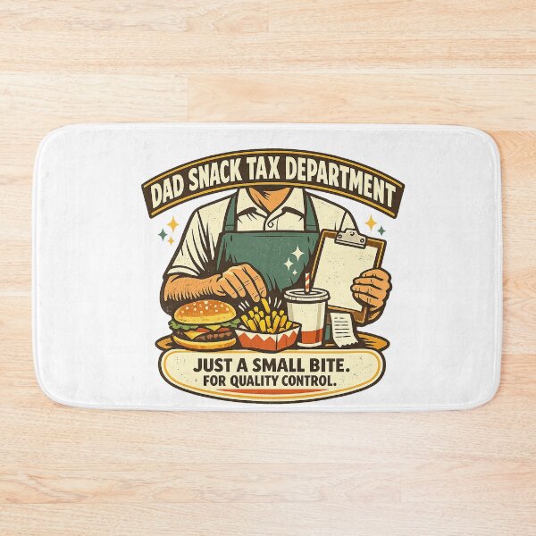 Item preview, Dad Snack Tax Department – Funny Dad Quality Control designed and sold by Concrete Coffee Studio.