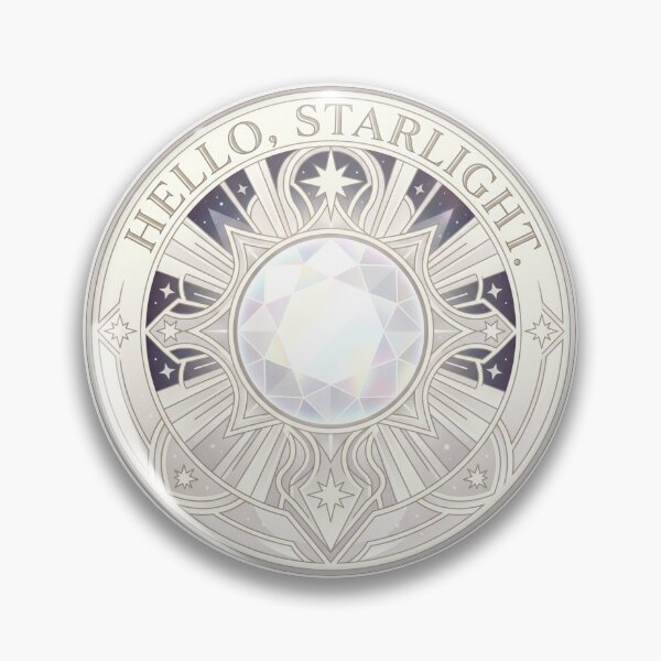 Item preview, "Hello, Starlight" White Diamond Gem Sticker designed and sold by 0Zetgest.