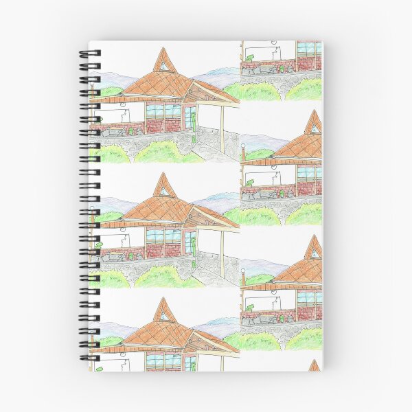 Item preview, Rustic Cottage Colored Pencil Hand Sketch designed and sold by KaleChub.