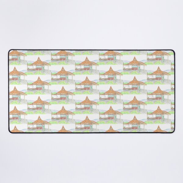 Item preview, Rustic Cottage Colored Pencil Hand Sketch designed and sold by KaleChub.