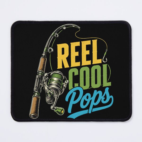 Item preview, Retro Reel Cool Pops Fishing Fathers Day for Grandpa Dad designed and sold by OlakunleOloroz.