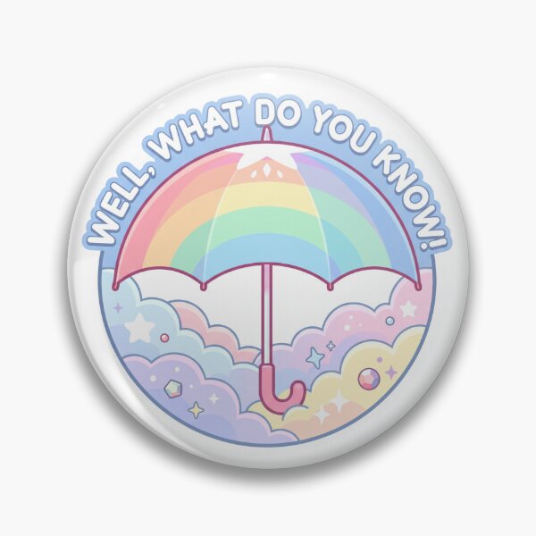 Item preview, "Well What Do You Know!" Rainbow Quartz 2.0 Umbrella Sticker designed and sold by 0Zetgest.