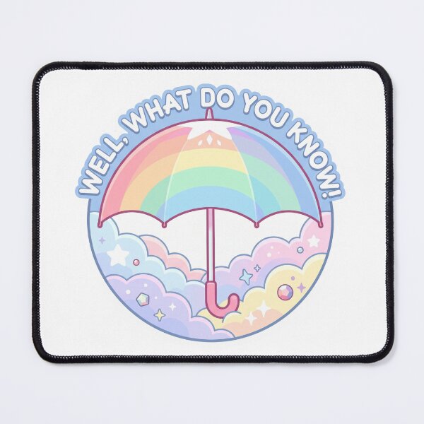 Item preview, "Well What Do You Know!" Rainbow Quartz 2.0 Umbrella Sticker designed and sold by 0Zetgest.