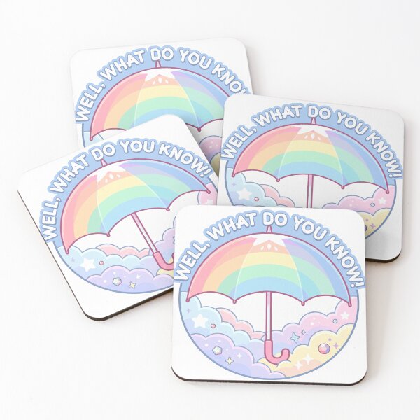 Item preview, "Well What Do You Know!" Rainbow Quartz 2.0 Umbrella Sticker designed and sold by 0Zetgest.