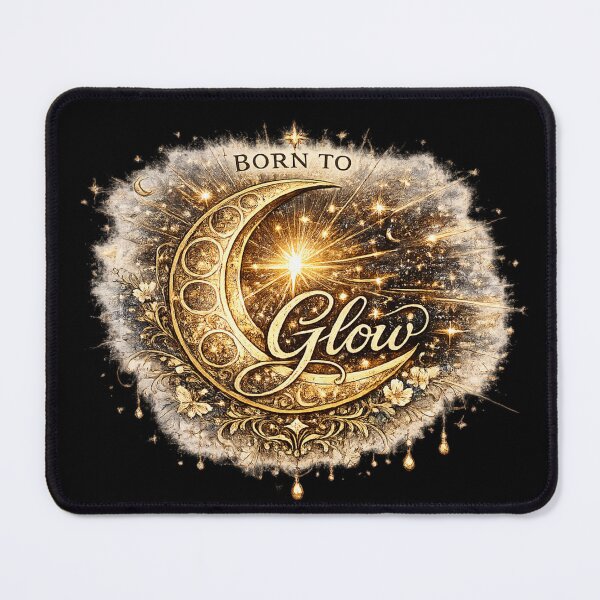 Item preview, Born to Glow | Celestial Moon Art designed and sold by 'VARI'.