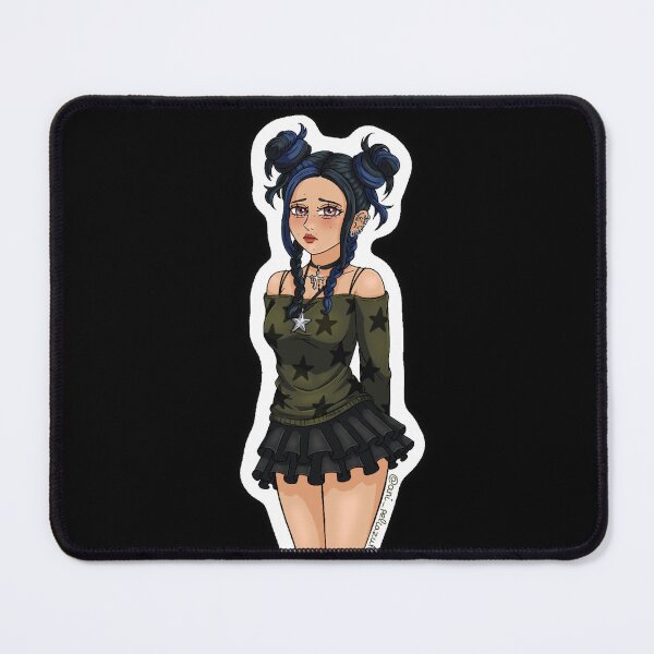 Item preview, Pinterest girl designed and sold by ani_peliazull_art.