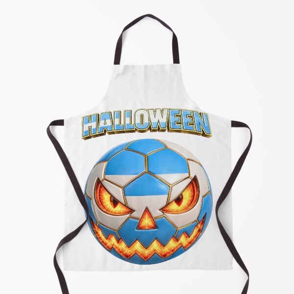 Item preview, Argentina Halloween Soccer Ball | Spooky Jack O' Lantern Football designed and sold by ArtSpark Studio.