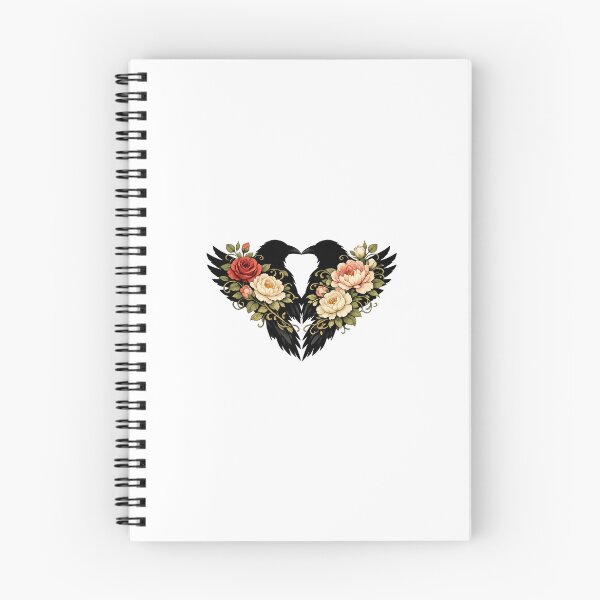 Item preview, Vintage Floral Ravens Botanical Illustration designed and sold by Trionda_Shop.