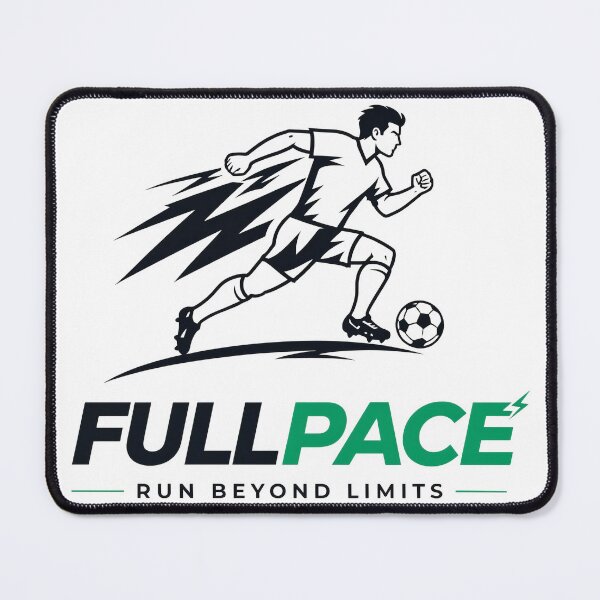 Item preview, Dynamic athlete sprinting with soccer ball. Fast-paced sports action, energetic runner in motion. designed and sold by Creative88Art.