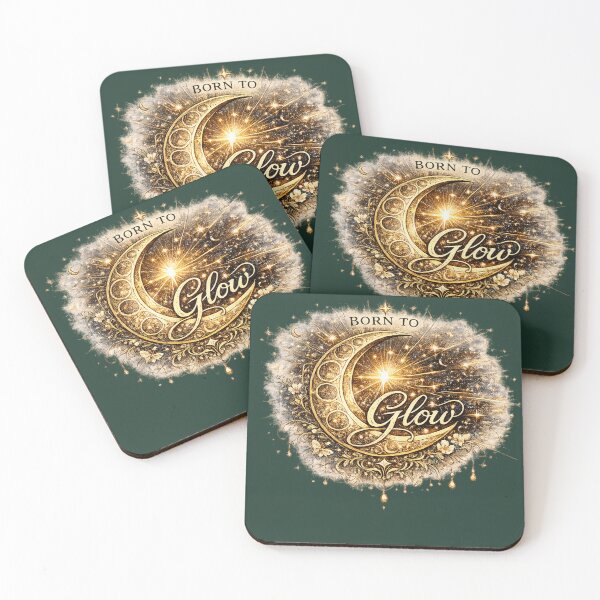 Item preview, Born to Glow | Celestial Moon Art designed and sold by 'VARI'.