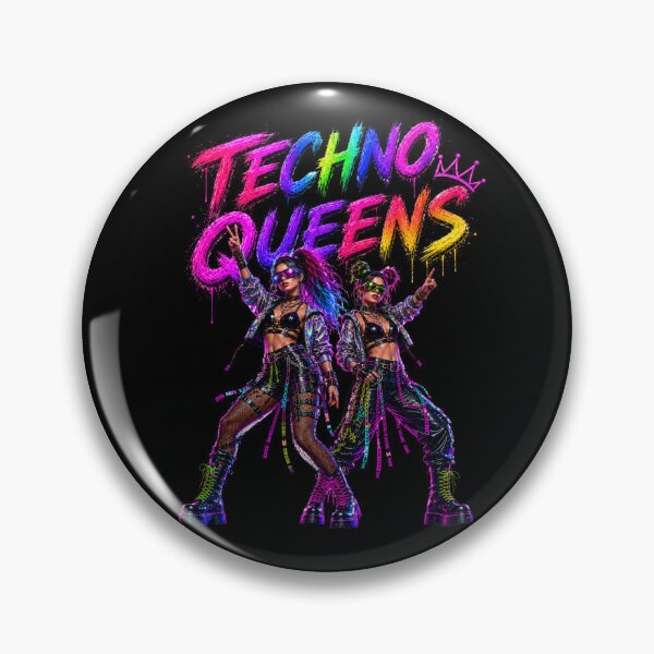 Item preview, techno queens rave girls designed and sold by DAX4ART.