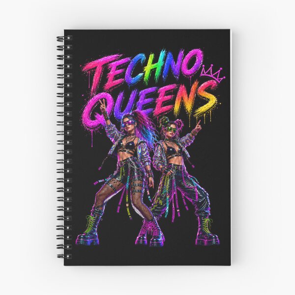 Item preview, techno queens rave girls designed and sold by DAX4ART.