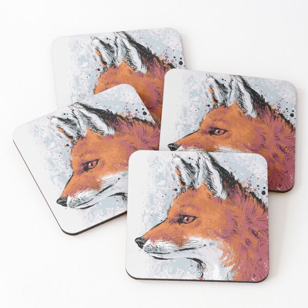 Item preview, Red Fox Side Profile Painting designed and sold by xMorfina.